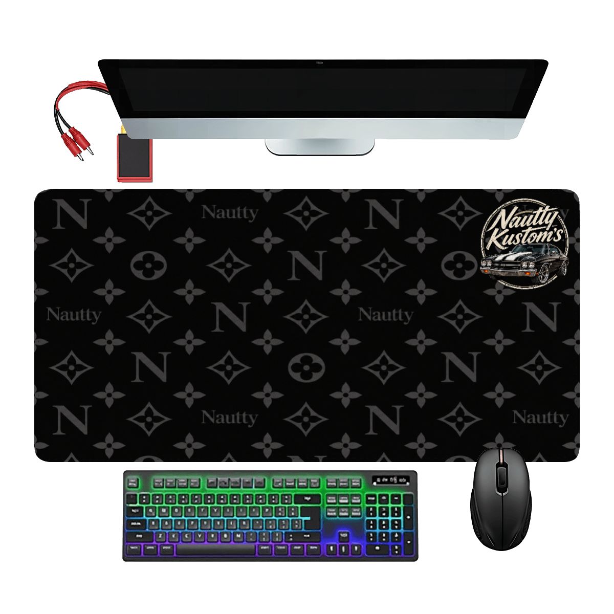 Nautty Leather Oversized Mouse