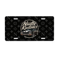 Nautty Aluminum License Plate