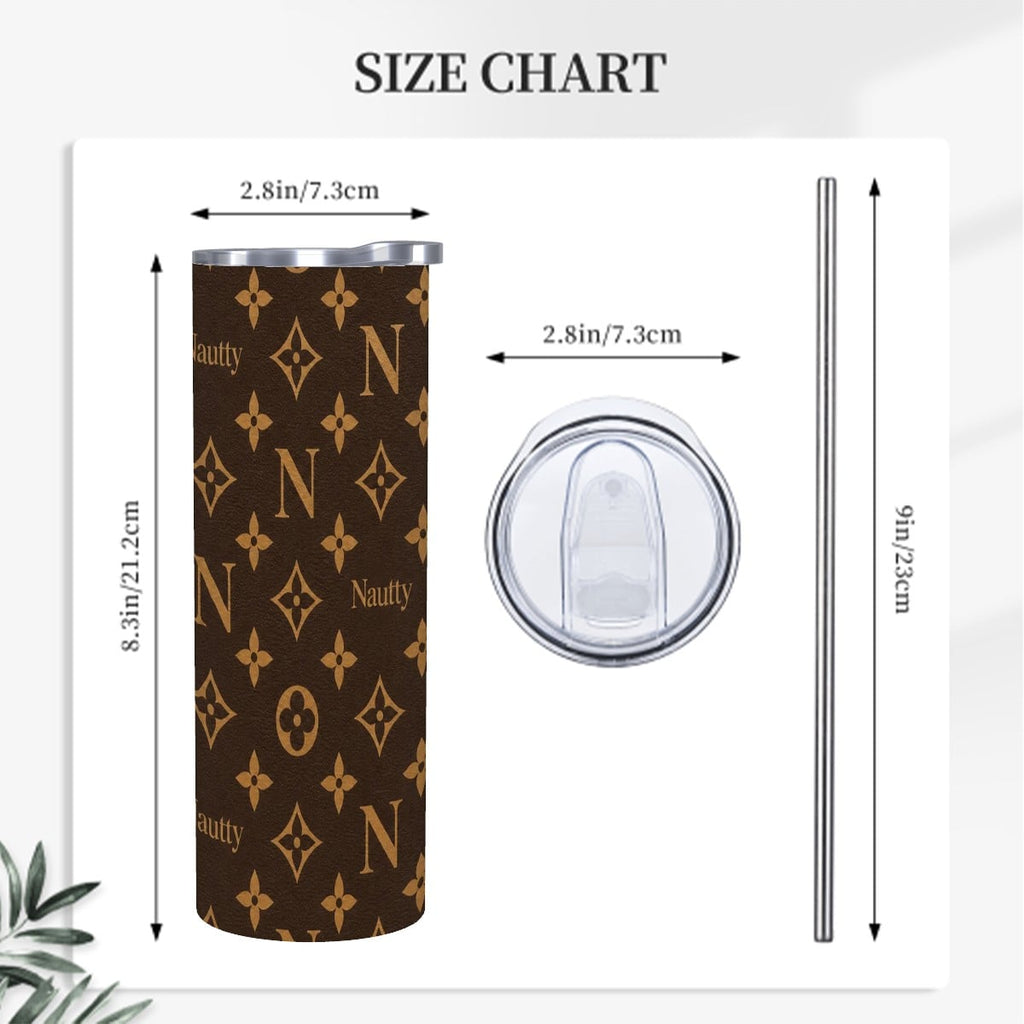 Nautty Straw Water Bottle (20oz)