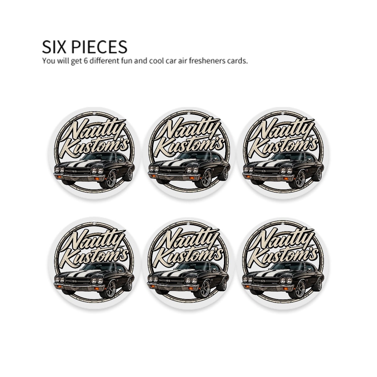 Nautty Air Freshener6 Pieces
