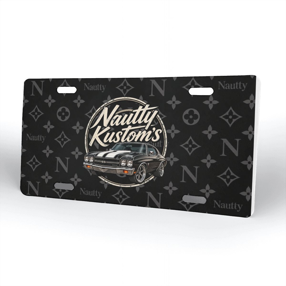 Nautty Aluminum License Plate