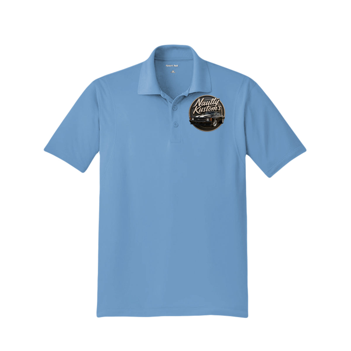 Business Tall Polo, front view — Nautty Kustoms