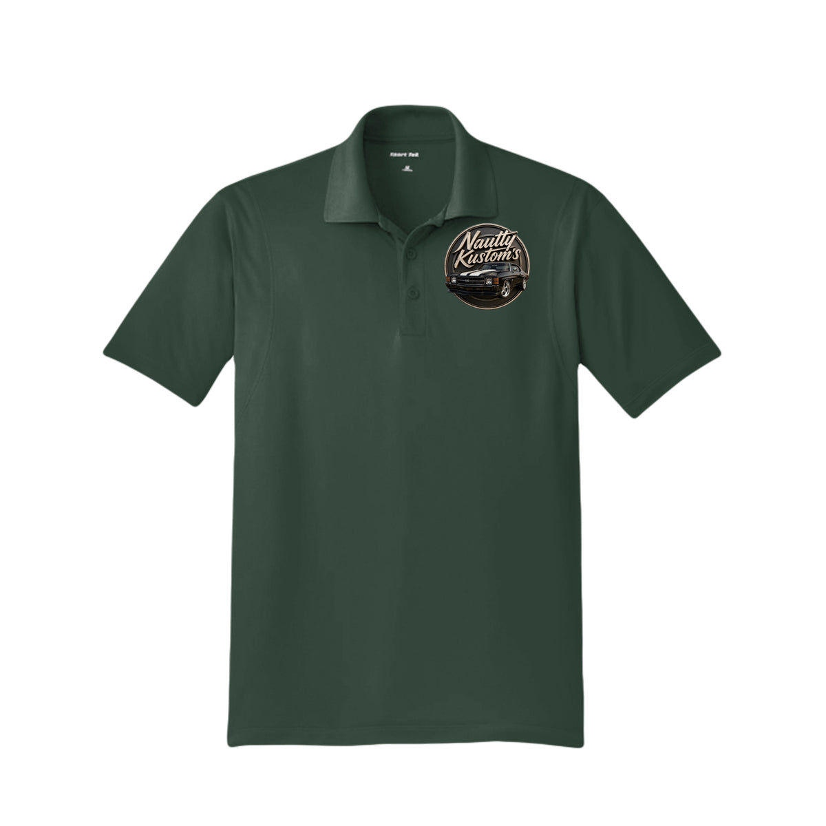 Business Tall Polo, front view — Nautty Kustoms