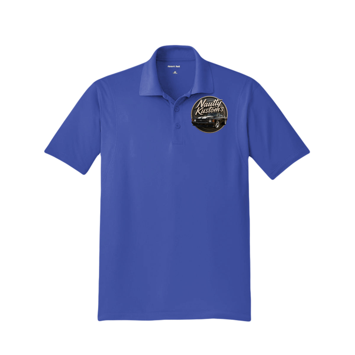 Business Tall Polo, front view — Nautty Kustoms