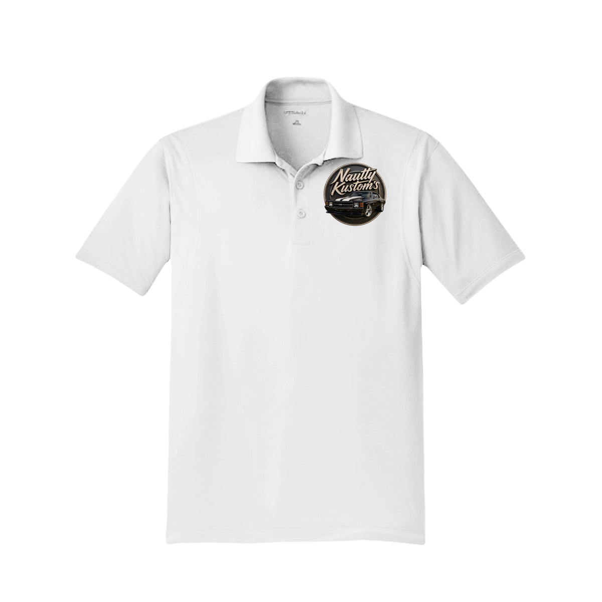 Business Tall Polo, front view — Nautty Kustoms