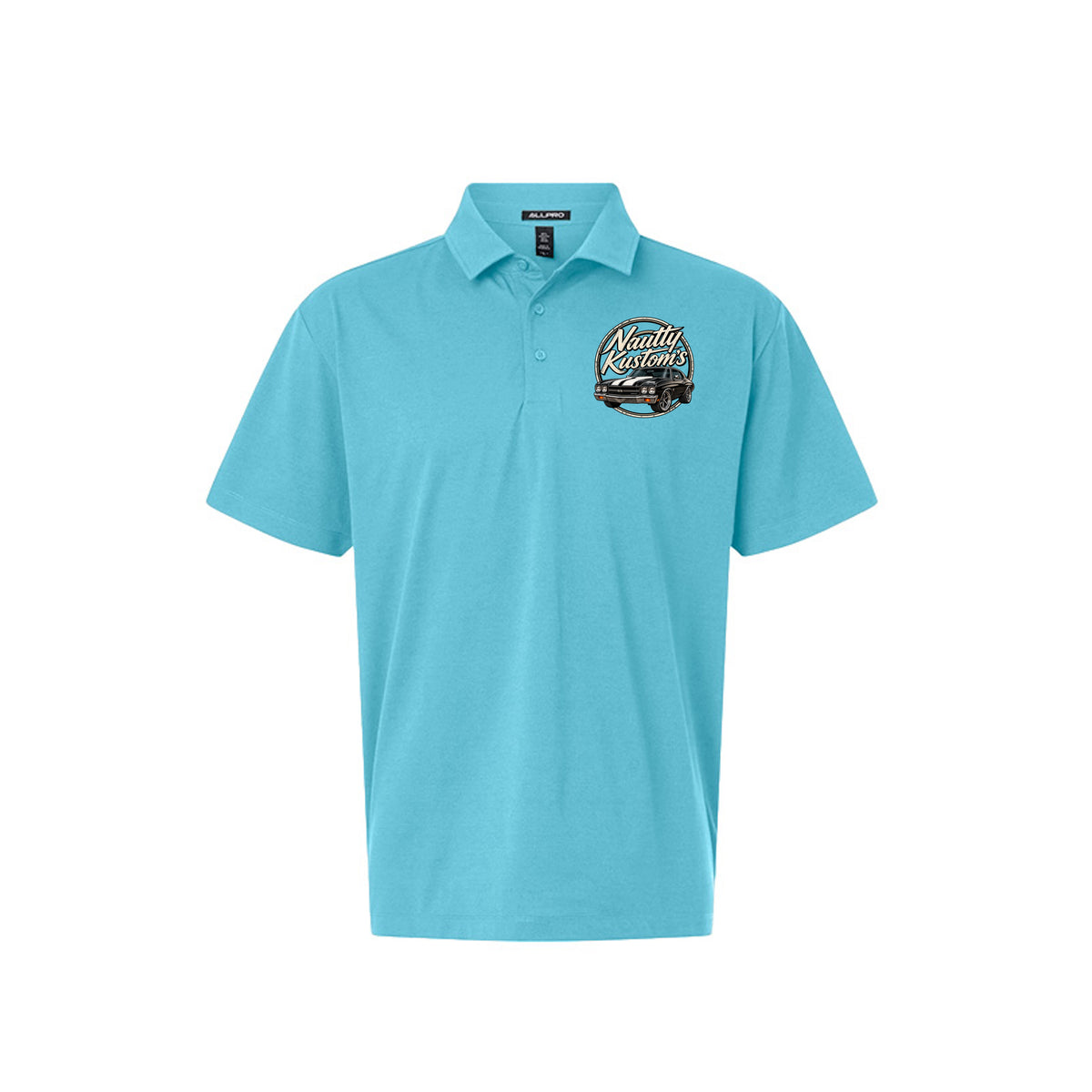 Business Polo (Regular), front view — Nautty Kustoms