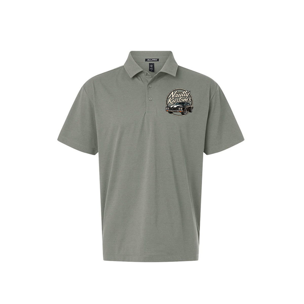 Business Polo (Regular), front view — Nautty Kustoms