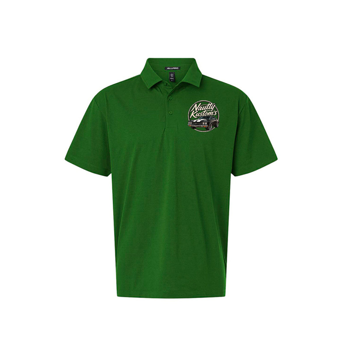 Business Polo (Regular), front view — Nautty Kustoms