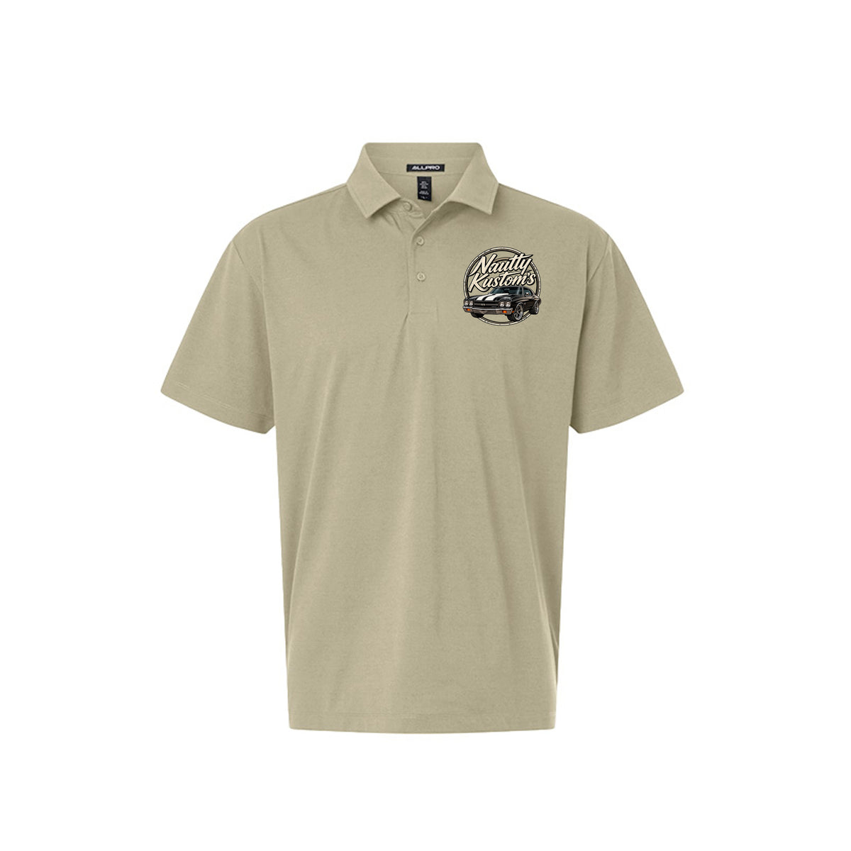 Business Polo (Regular), front view — Nautty Kustoms