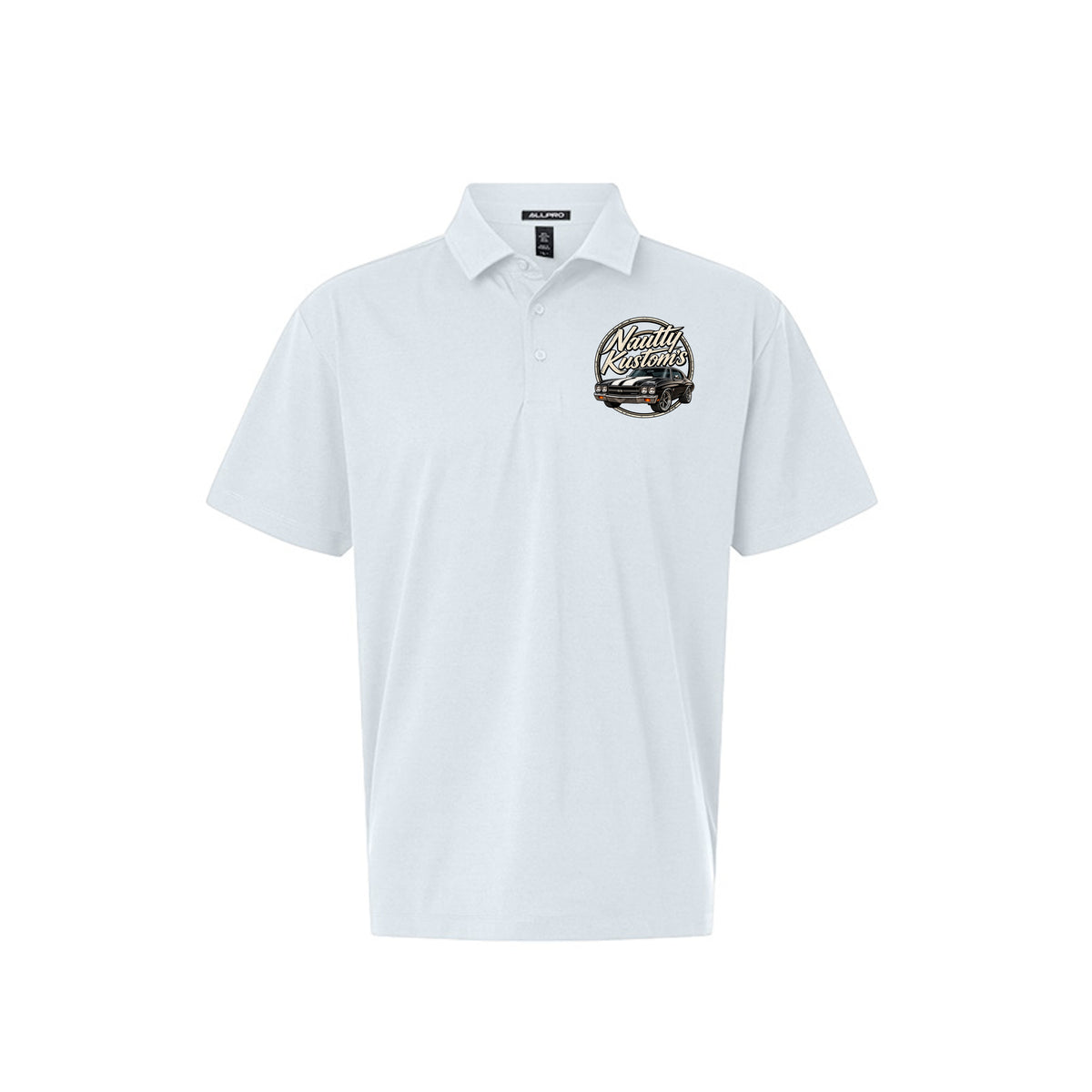 Business Polo (Regular), front view — Nautty Kustoms