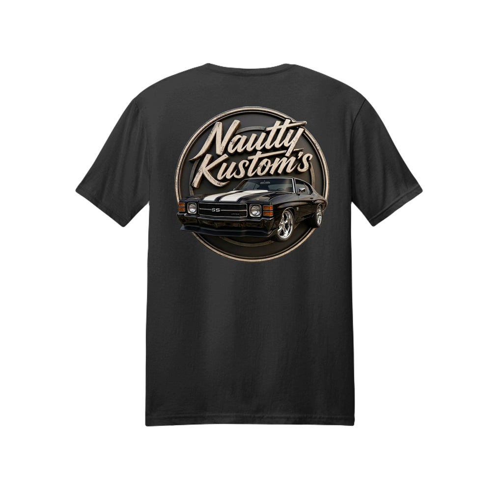 Classic 1 T-Shirt | District, back view — Nautty Kustoms