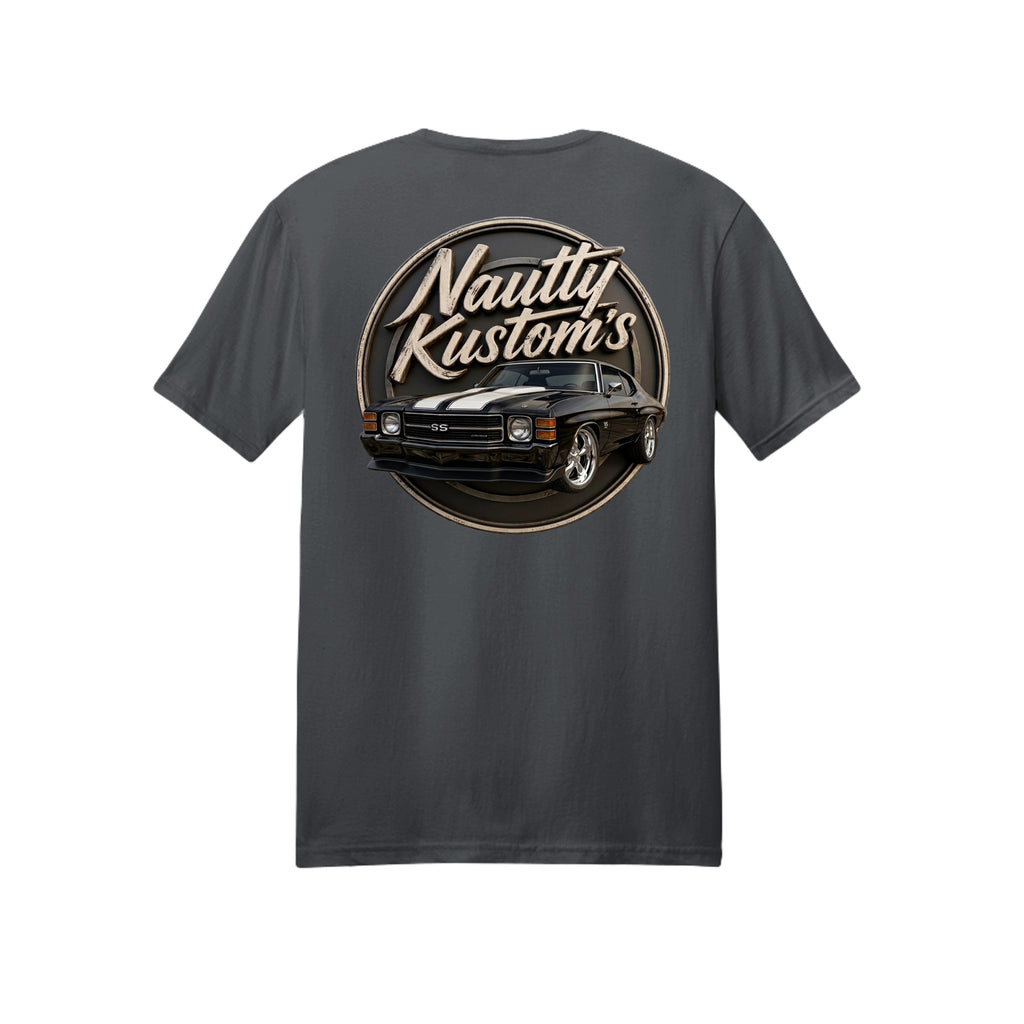 Classic 1 T-Shirt | District, back view — Nautty Kustoms