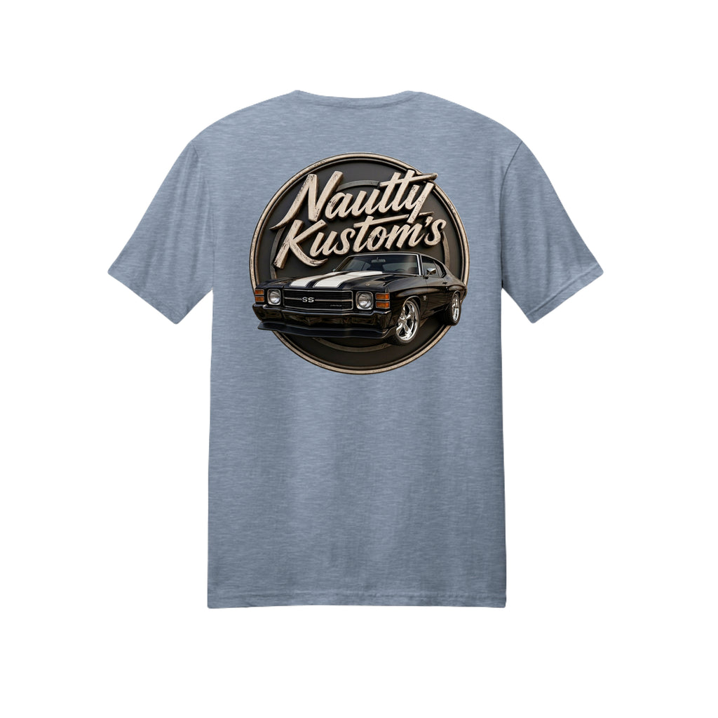 Classic 1 T-Shirt | District, back view — Nautty Kustoms