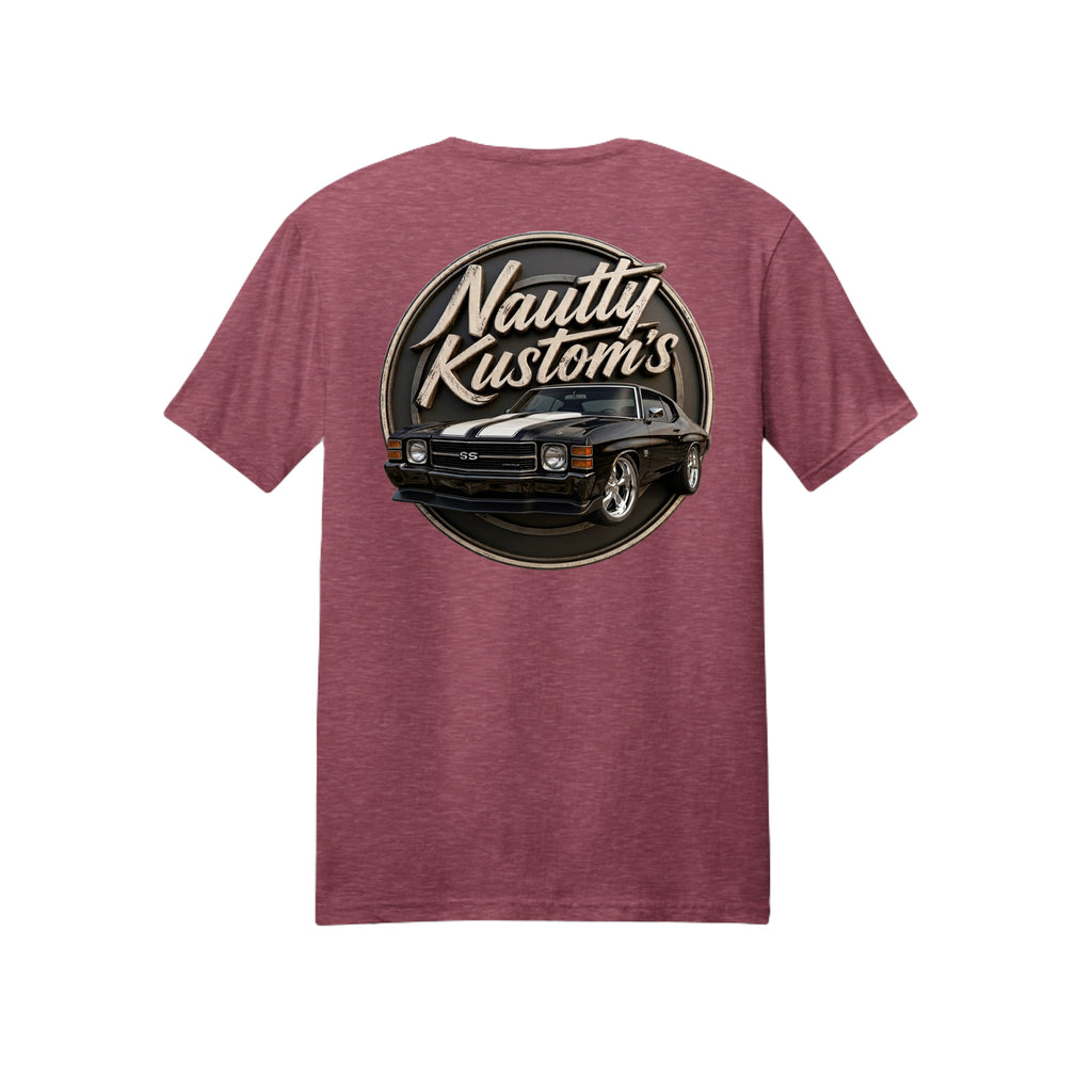 Classic 1 T-Shirt | District, back view — Nautty Kustoms