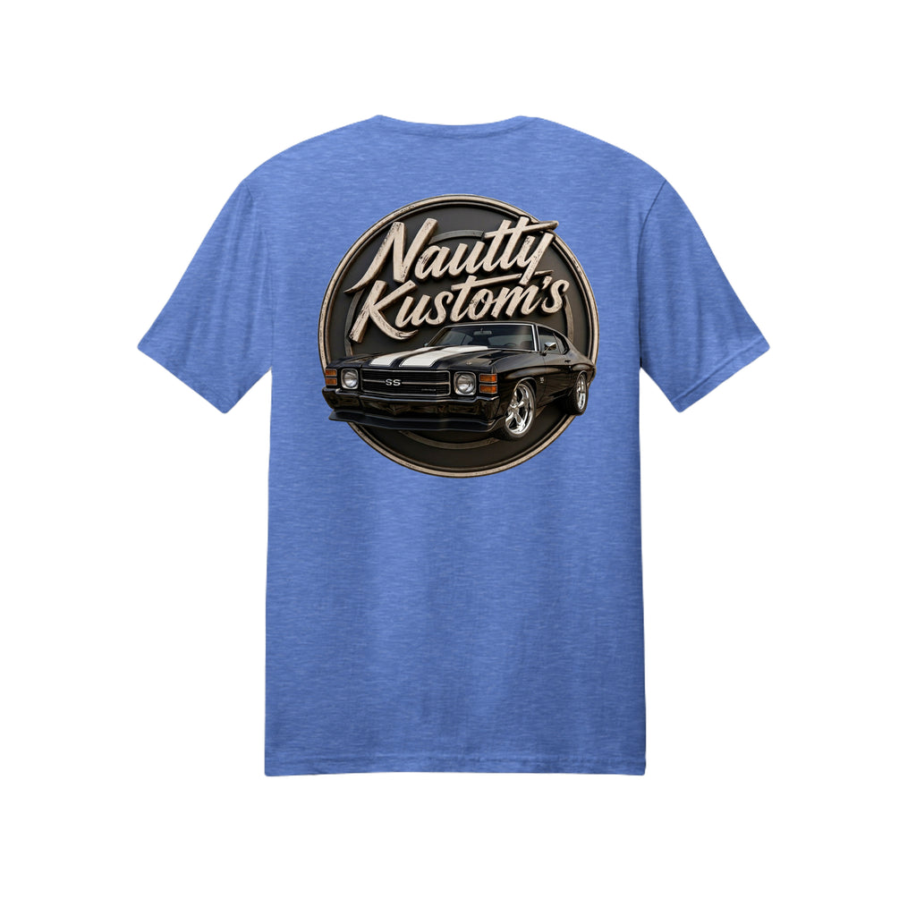 Classic 1 T-Shirt | District, back view — Nautty Kustoms