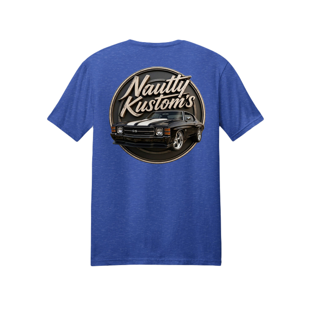 Classic 1 T-Shirt | District, back view — Nautty Kustoms