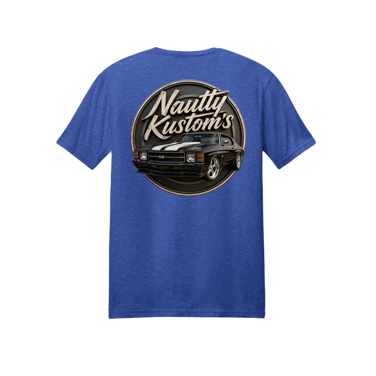 Classic 1 T-Shirt | District, back view — Nautty Kustoms