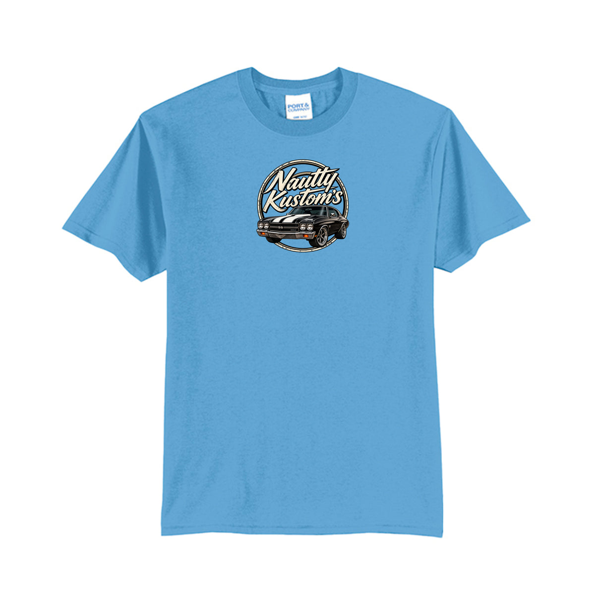 Classic Tall T-Shirt | Port & Company, front view — Nautty Kustoms