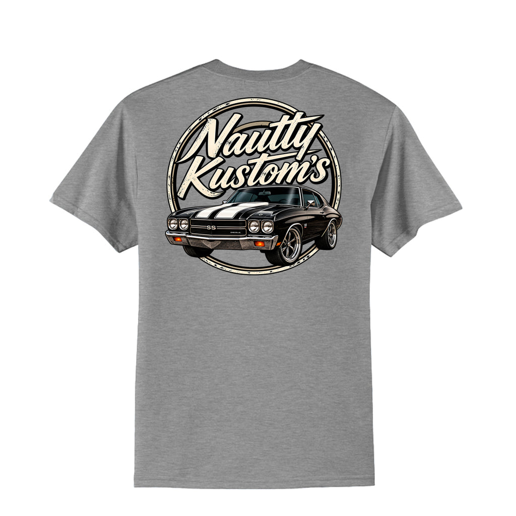 Classic Tall T-Shirt | Port & Company, back view — Nautty Kustoms