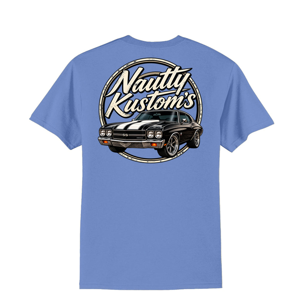 Classic Tall T-Shirt | Port & Company, back view — Nautty Kustoms