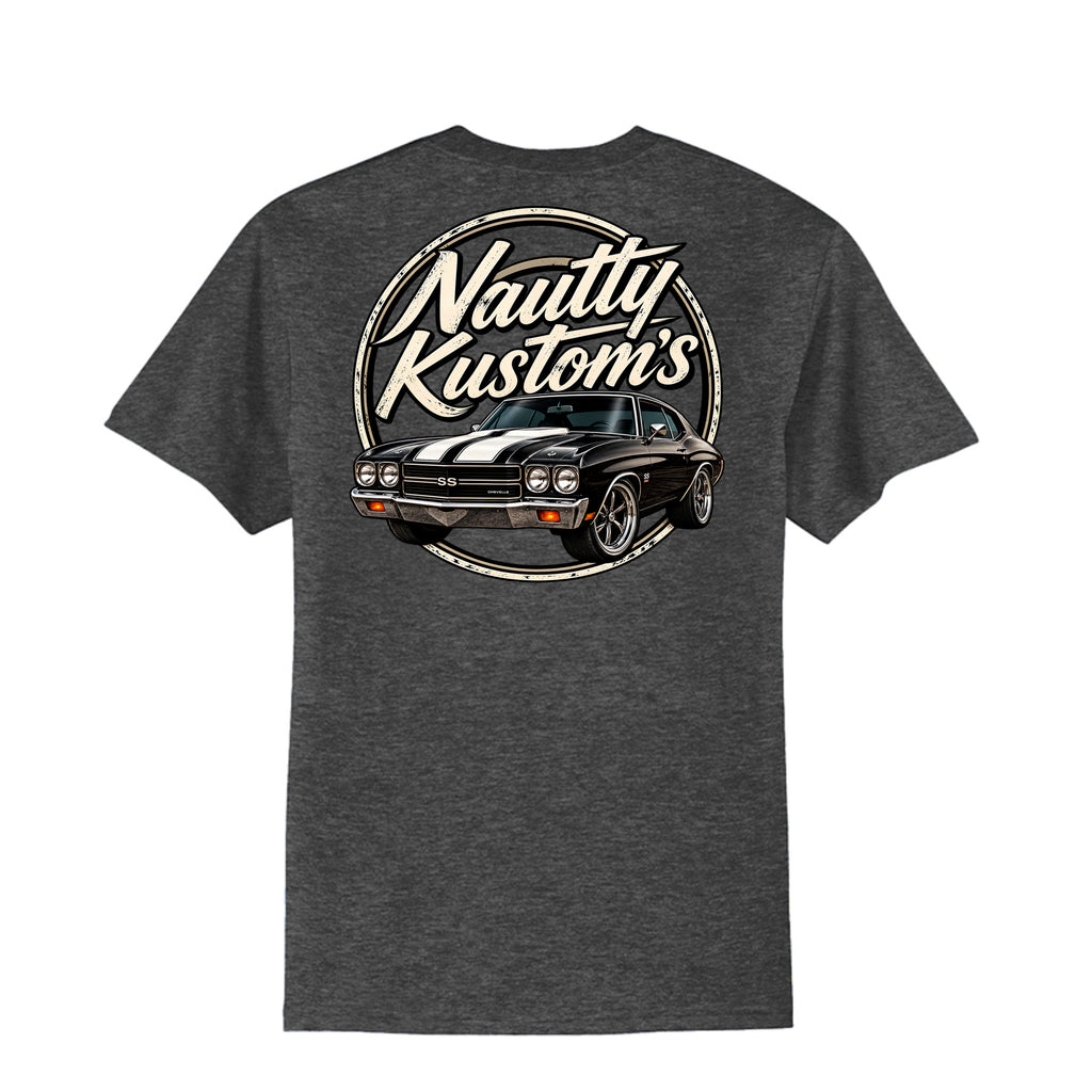 Classic Tall T-Shirt | Port & Company, back view — Nautty Kustoms