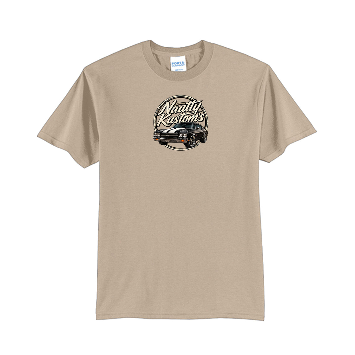 Classic Tall T-Shirt | Port & Company, front view — Nautty Kustoms