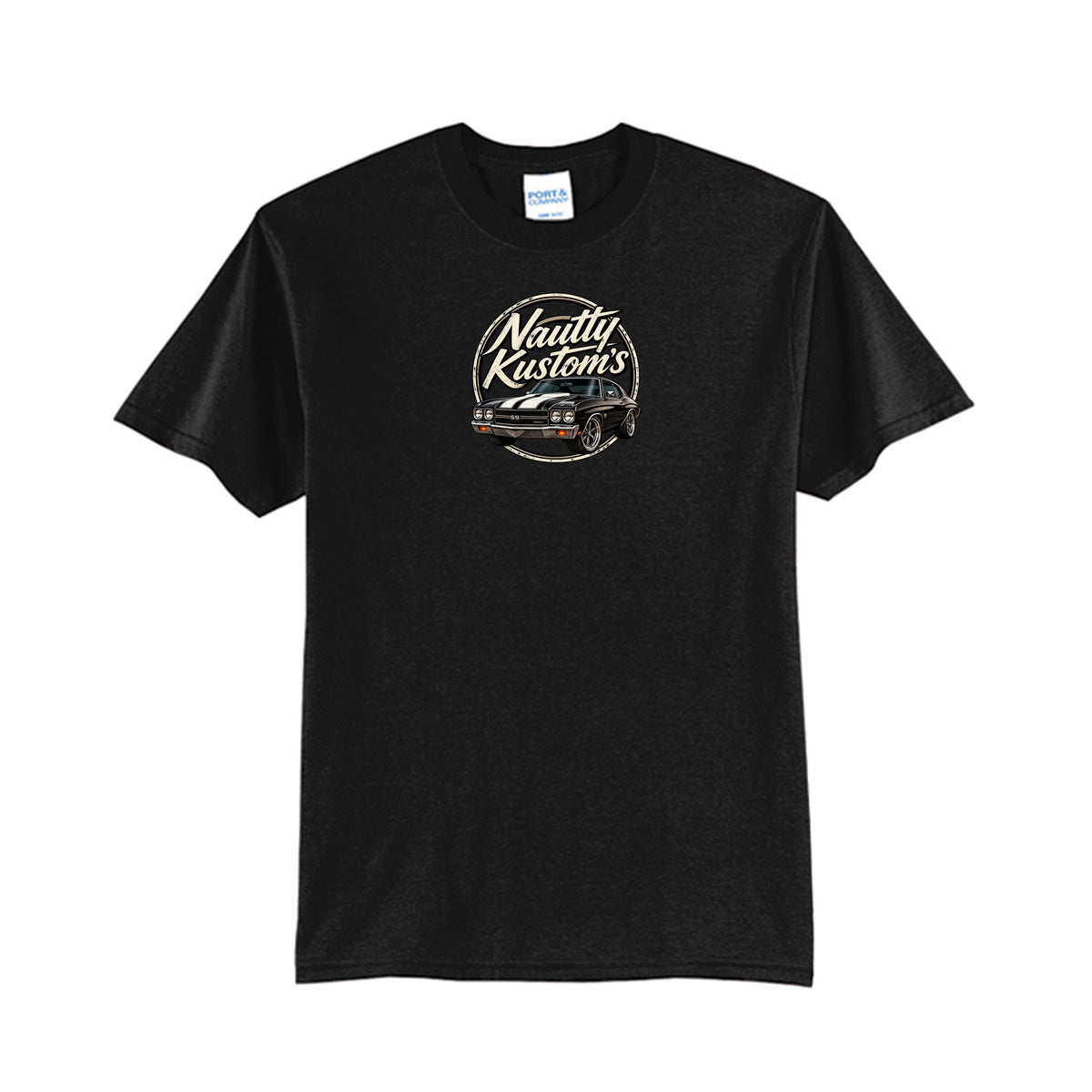 Classic Tall T-Shirt | Port & Company, front view — Nautty Kustoms
