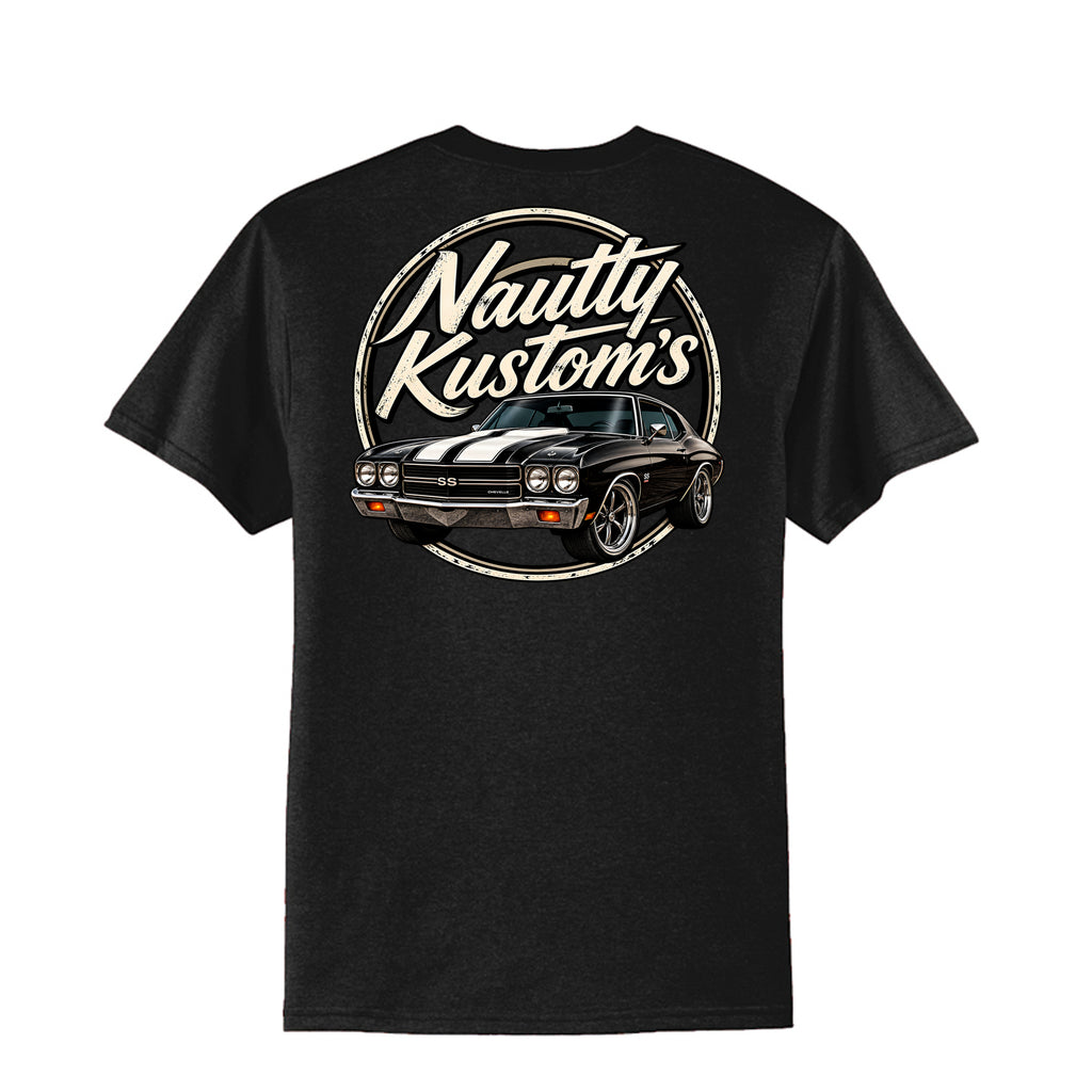 Classic Tall T-Shirt | Port & Company, back view — Nautty Kustoms