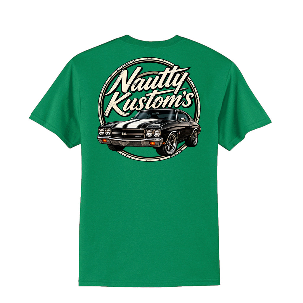Classic Tall T-Shirt | Port & Company, back view — Nautty Kustoms