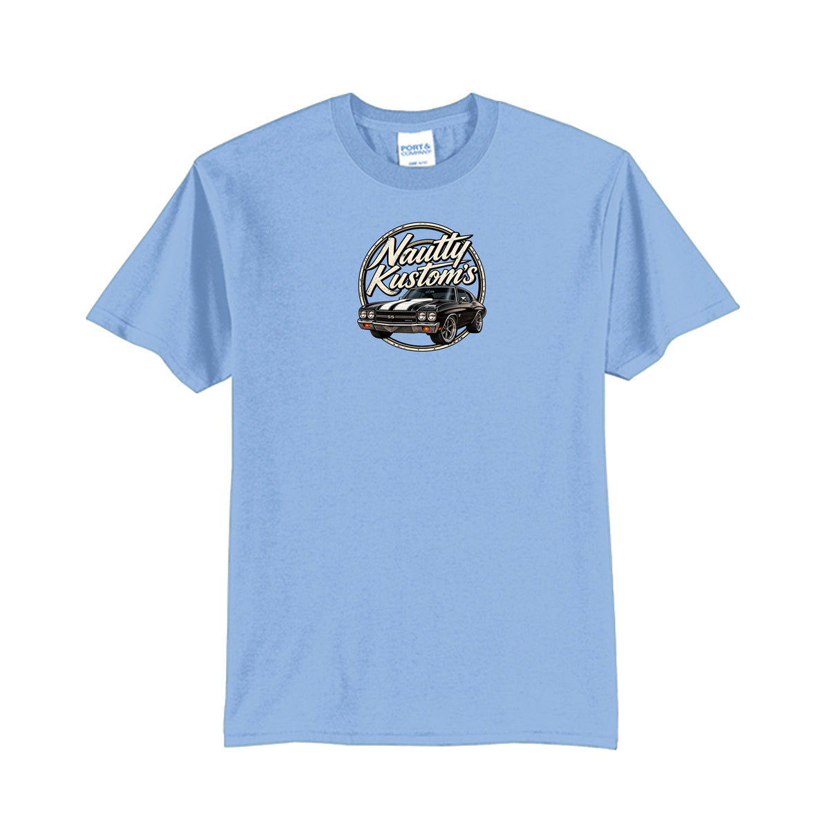 Classic Tall T-Shirt | Port & Company, front view — Nautty Kustoms