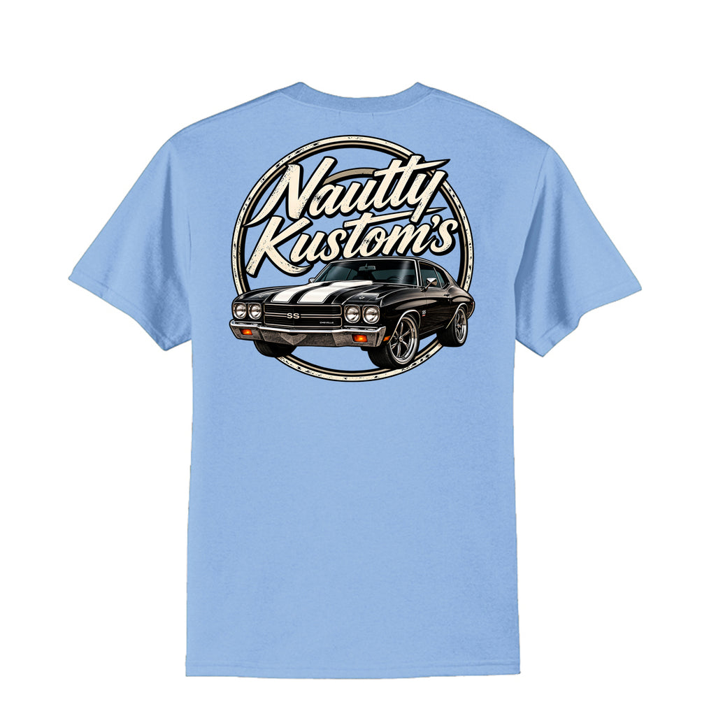 Classic Tall T-Shirt | Port & Company, back view — Nautty Kustoms