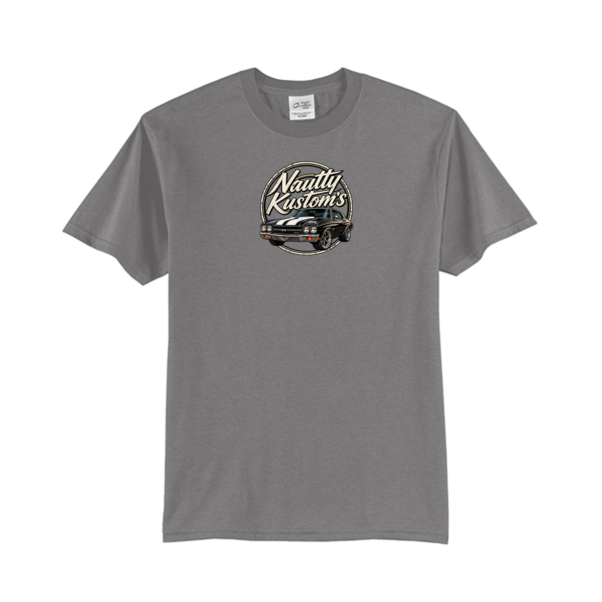 Classic Tall T-Shirt | Port & Company, front view — Nautty Kustoms