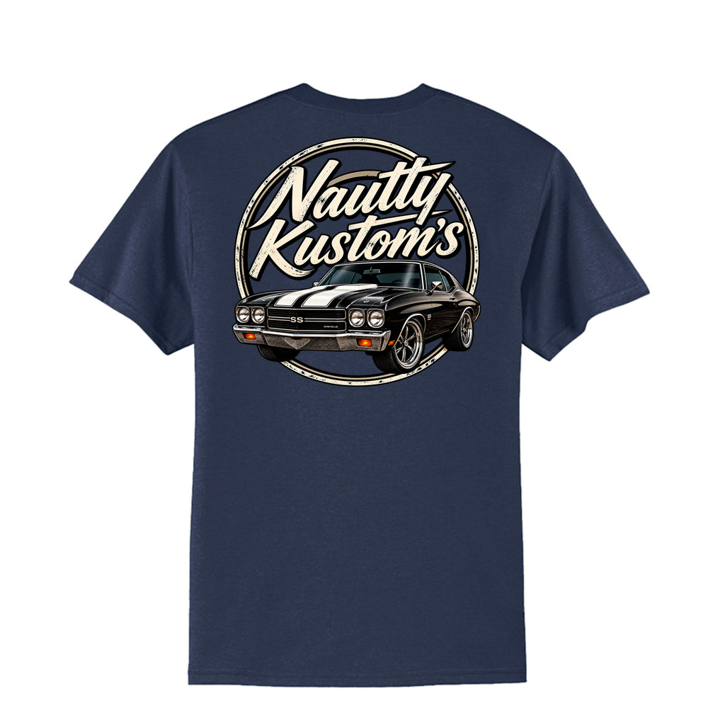 Classic Tall T-Shirt | Port & Company, back view — Nautty Kustoms
