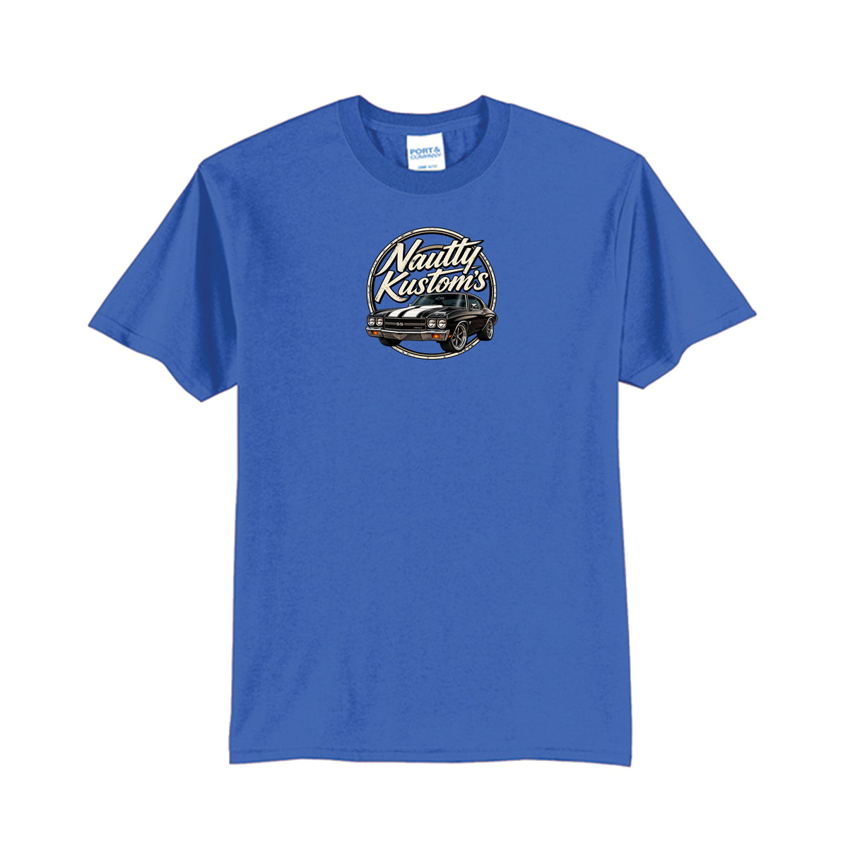 Classic Tall T-Shirt | Port & Company, front view — Nautty Kustoms