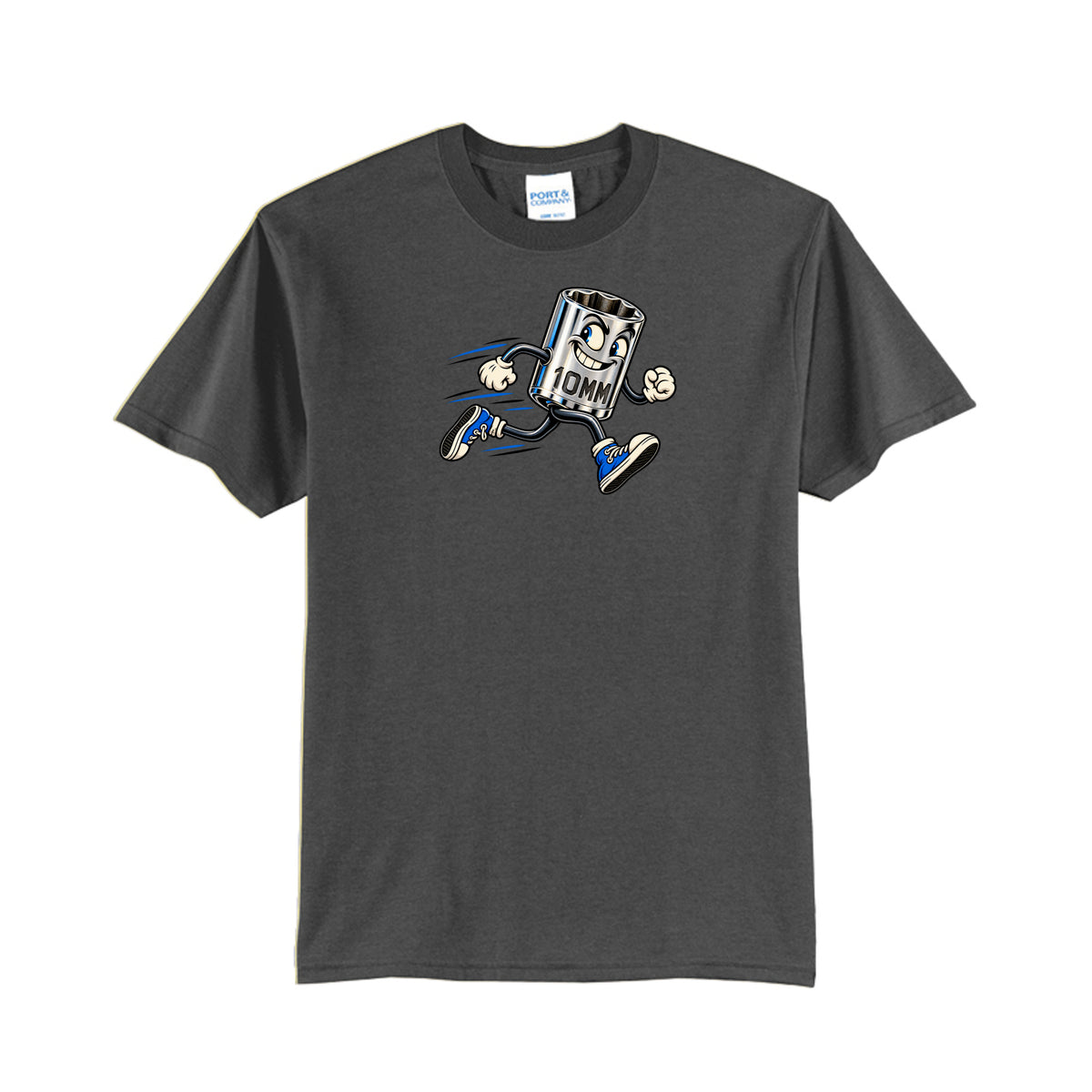 10mm T-Shirt (Tall), front view — Nautty Kustoms
