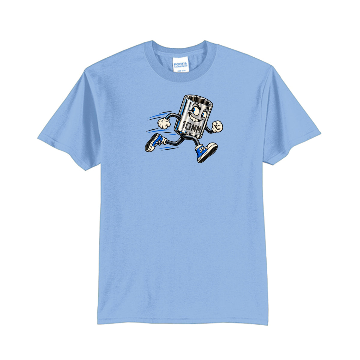 10mm T-Shirt (Tall), front view — Nautty Kustoms