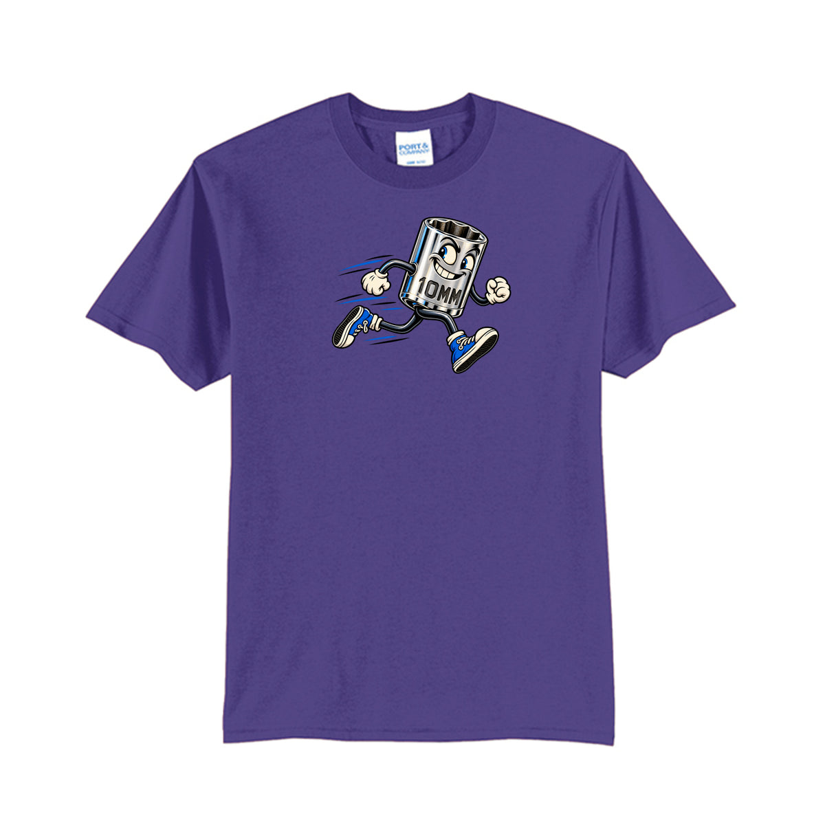 10mm T-Shirt (Tall), front view — Nautty Kustoms